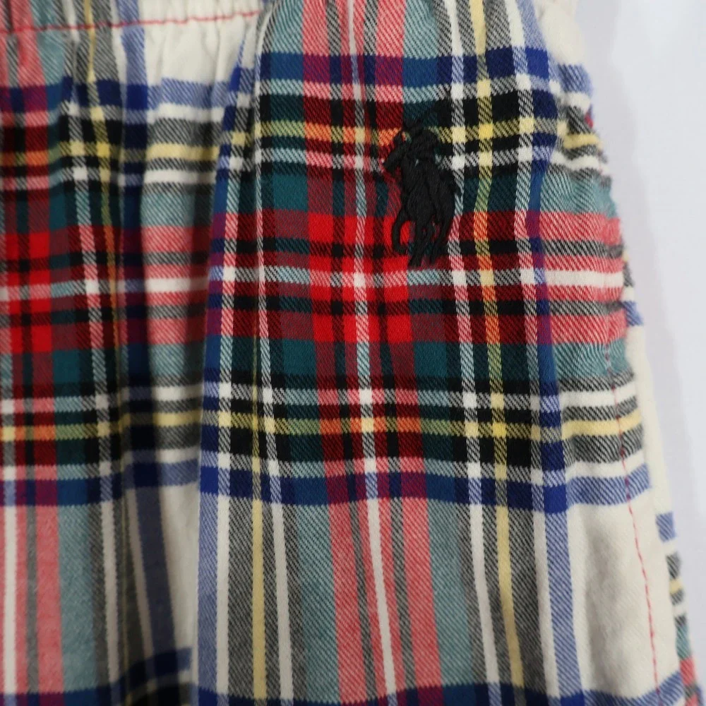 Polo Ralph Lauren Pajama Set Men L Multi Plaid Preppy Holiday Classic $105 NWT